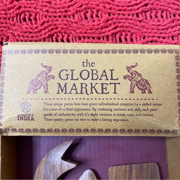 The Global Market 3 Piece Wooden Cheese Board Set - Picture 2 of 7